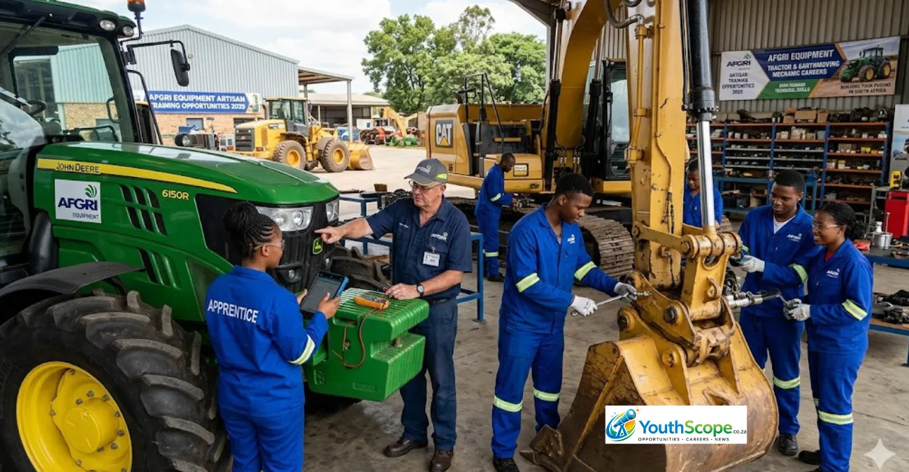 AFGRI Equipment Artisan Training Opportunities 2026 (40 Posts) Now Open