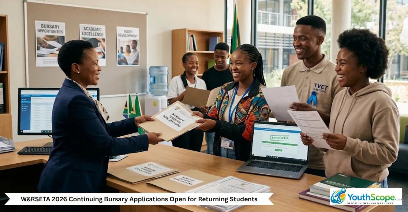 W&RSETA 2026 Continuing Bursary Applications Open for Returning Students