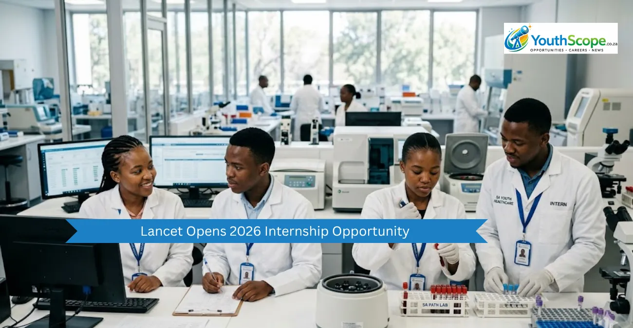 Lancet Opens 2026 Internship Opportunity for South African Youth With Grade 12 or NQF Level 4