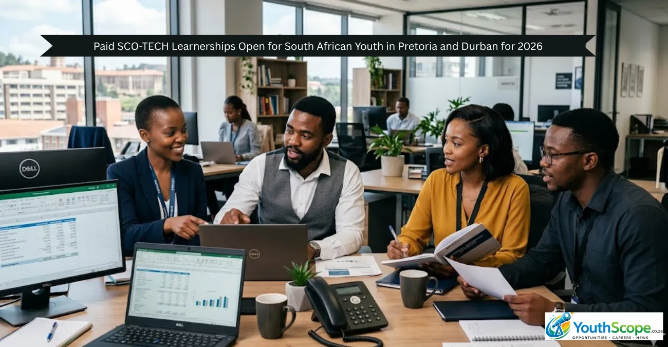 Paid SCO-TECH Learnerships Open for South African Youth in Pretoria and Durban for 2026