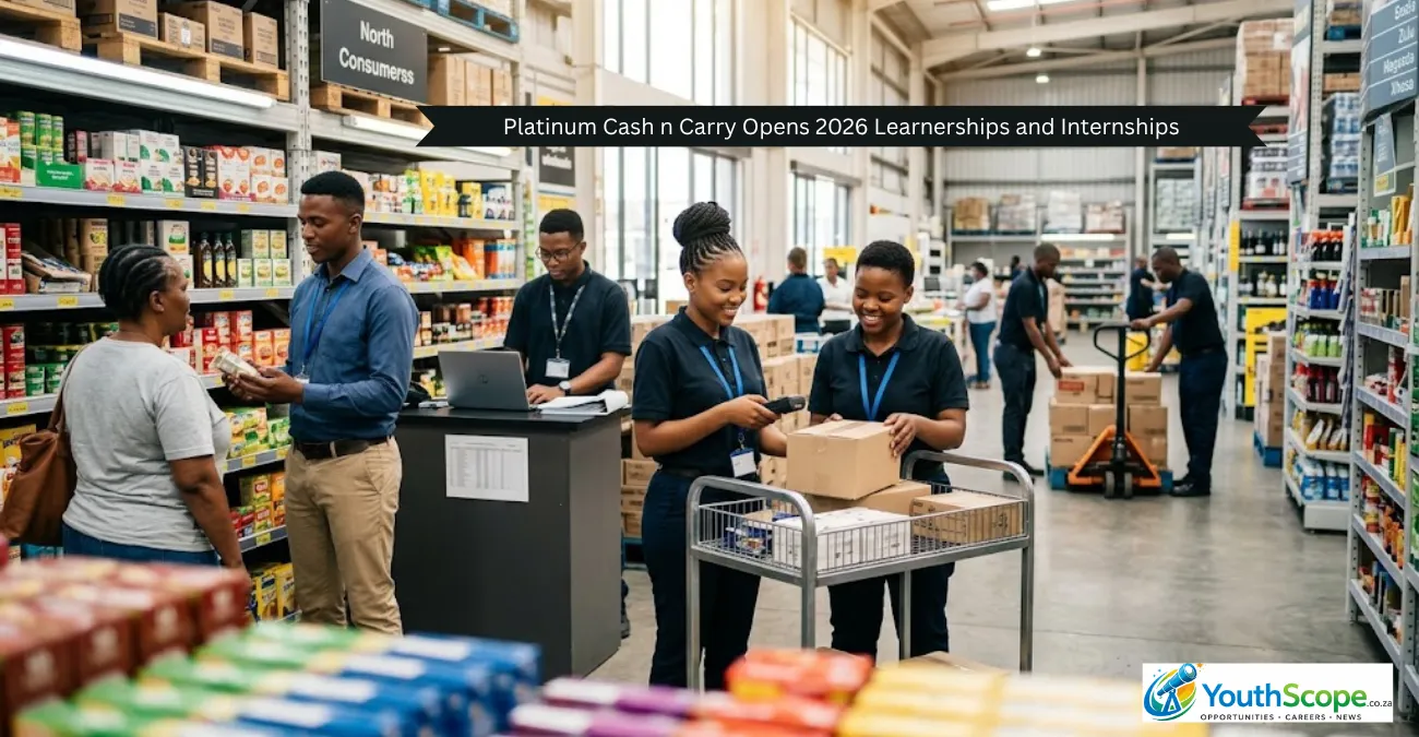 Platinum Cash n Carry Opens 2026 Learnerships and Internships