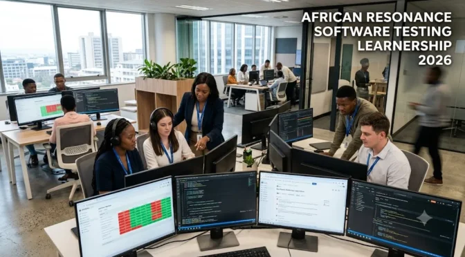 African Resonance Software Testing Learnership 2026: Monthly Stipend, Transport Allowance & No Experience Required