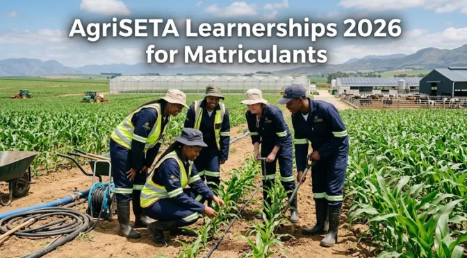 AgriSETA Learnerships for Matriculants in South Africa 2026