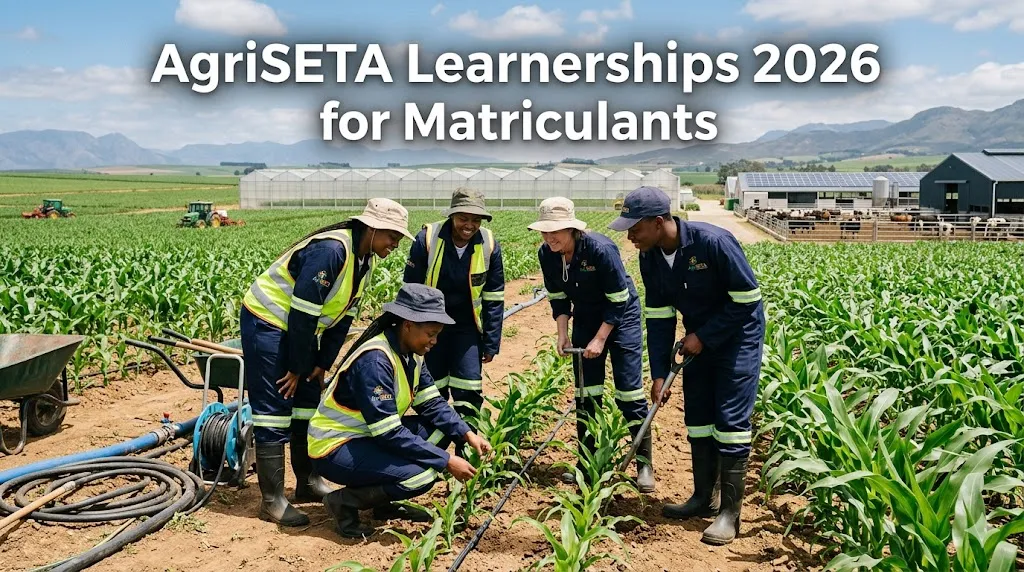 South African matriculants participating in an AgriSETA agricultural learnership programme.