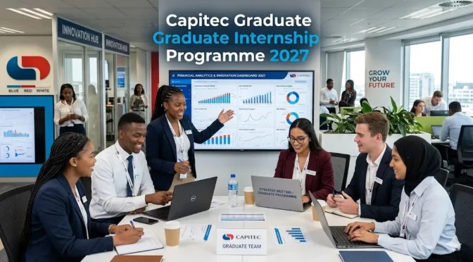 Capitec Internship Programme 2027 for South African graduates