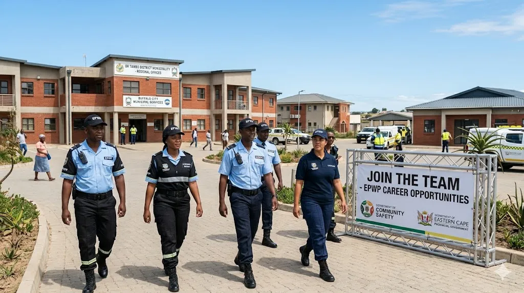 EPWP security guards working at municipal facilities in the Eastern Cape.