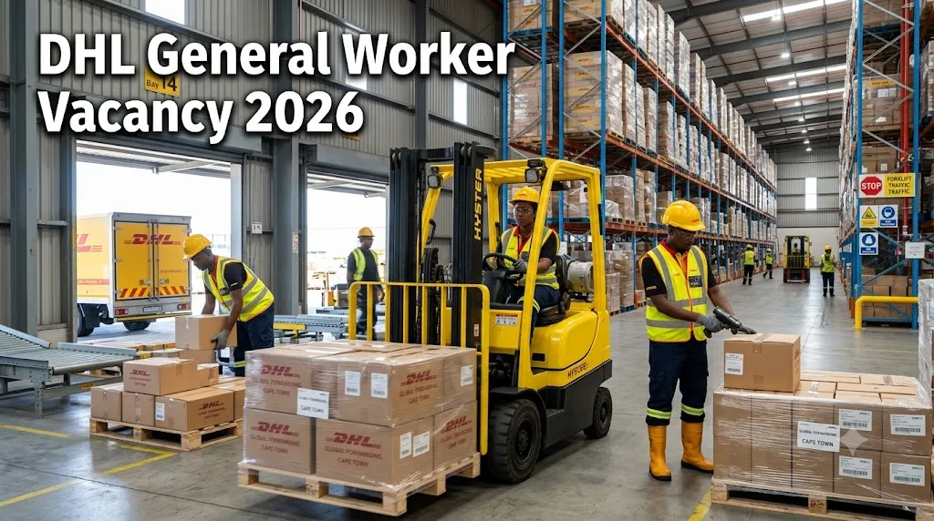 DHL General Worker vacancy in Kempton Park warehouse operations.