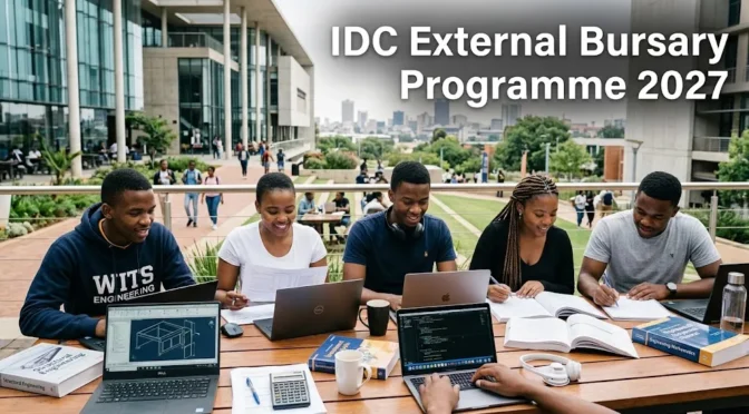 South African students studying through the IDC Bursary Programme.