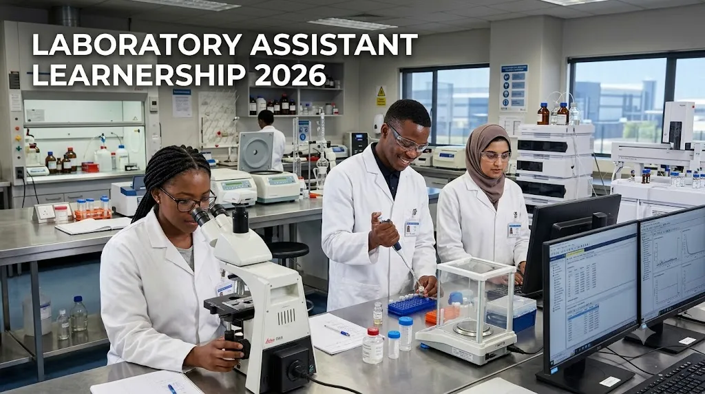 Laboratory Assistant Learnership 2026 for South African science graduates.