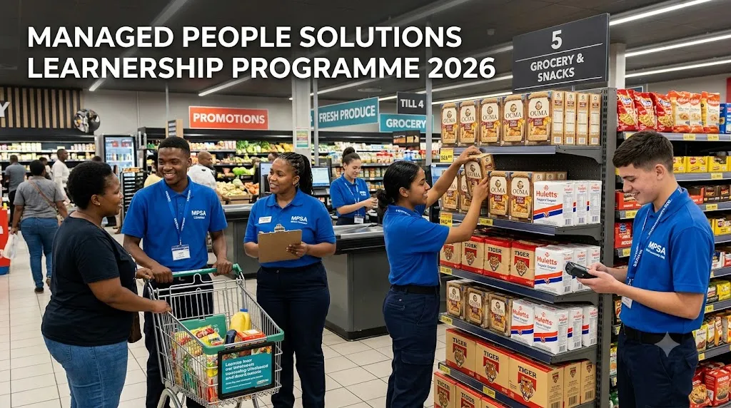Managed People Solutions Learnership Programme 2026 for unemployed South African youth.