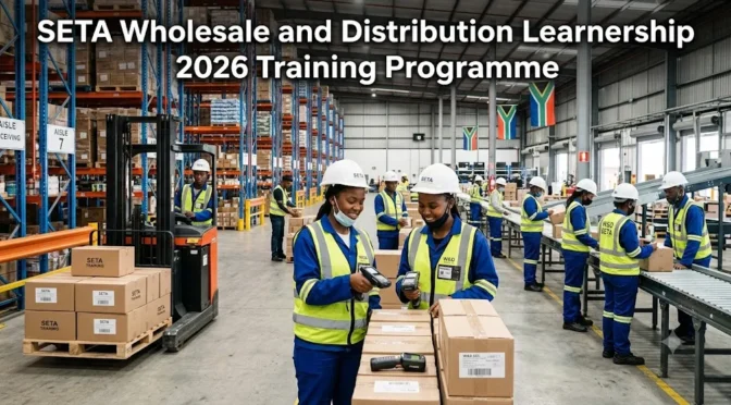 SETA Wholesale & Distribution Learnerships 2026: Earn Monthly stipend: R3,000 – R6,000+ for 12 Months