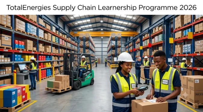 TotalEnergies Supply Chain Learnership Programme 2026 (12 Months) – Apply Now for Matric Graduates in Gauteng