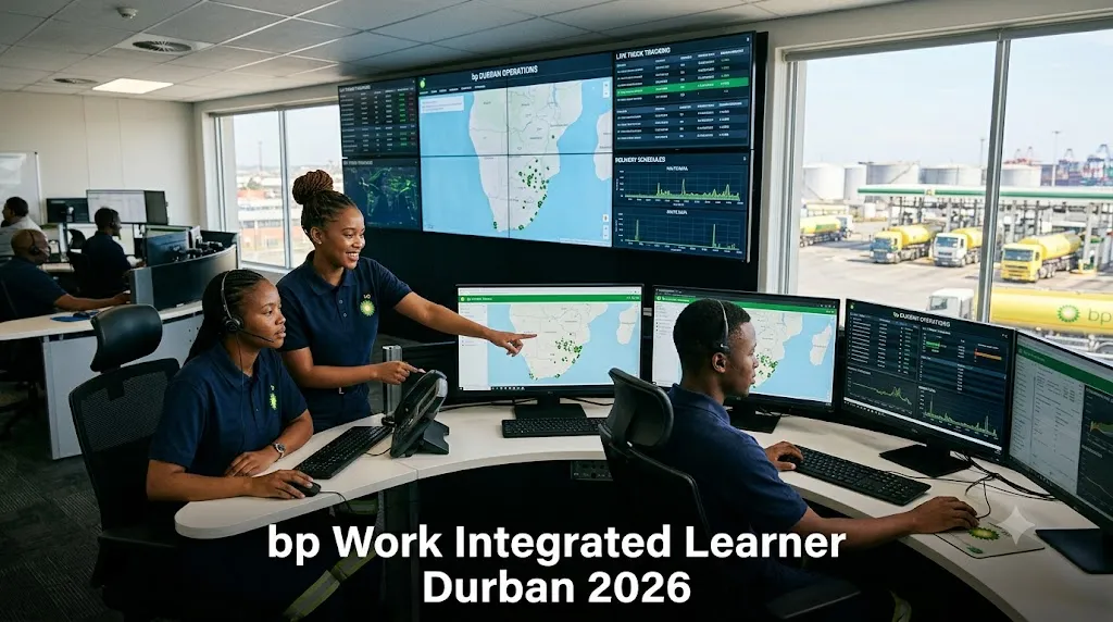 bp Work Integrated Learner 2026 supply chain and logistics programme in Durban.