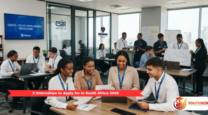 3 Internships to Apply for Today in South Africa (July 2026): CSIR, Scania and Eskom Are Recruiting