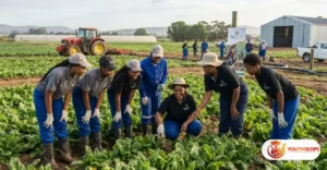 South African matriculants participating in an AgriSETA agriculture learnership.