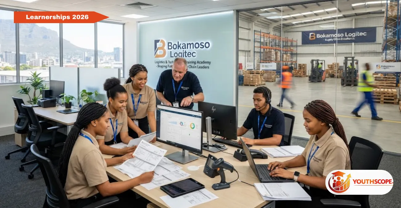 Bokamoso Logitec Learnership 2026 learners gaining logistics and supply chain workplace experience
