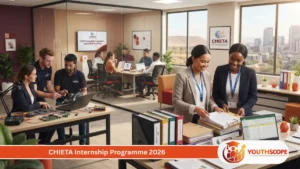 CHIETA Internship Programme 2026 showing South African graduates gaining administration and ICT workplace experience.