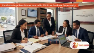 Candidate Legal Practitioner Internship 2026 showing South African law graduates gaining professional legal experience in a Western Cape law firm.