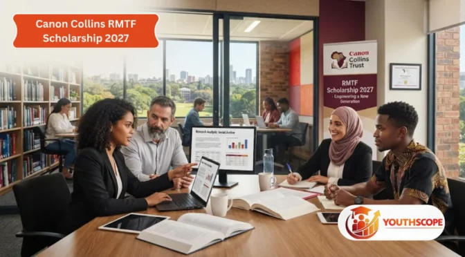 Canon Collins RMTF Scholarship 2027 supporting Southern African Master's and PhD students in South Africa.