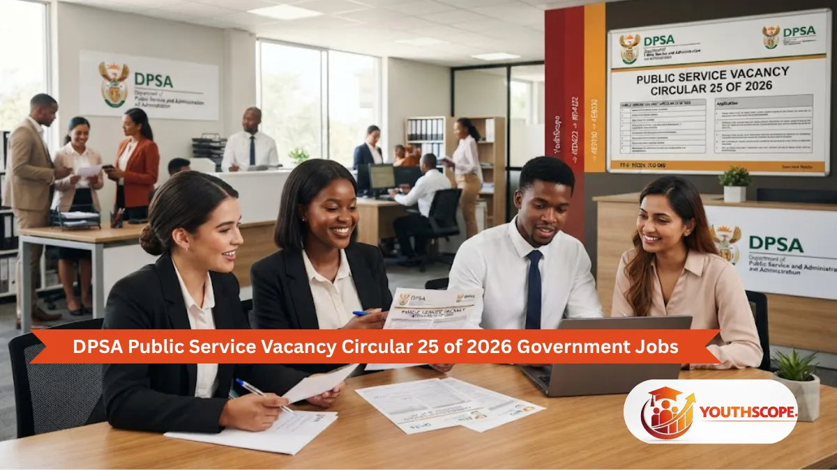 Young South Africans applying for government jobs featured in DPSA Public Service Vacancy Circular 25 of 2026.
