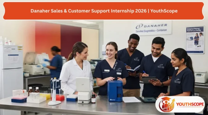 Danaher Sales & Customer Support Internship 2026 Opens for South African Graduates