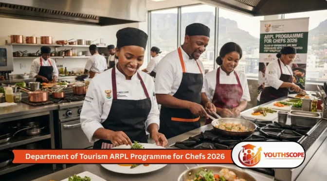Department of Tourism ARPL Programme for Chefs 2026 helping experienced South African chefs earn an NQF Level 5 qualification