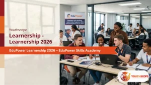 Young South African learners participating in the EduPower Learnership 2026 skills development programme.