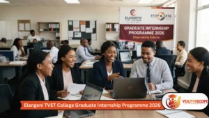 Alt Text: South African graduates participating in the Elangeni TVET College Graduate Internship Programme 2026.