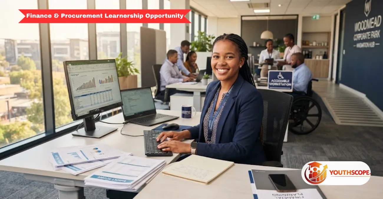 A young professional gaining experience in a finance learnership role.