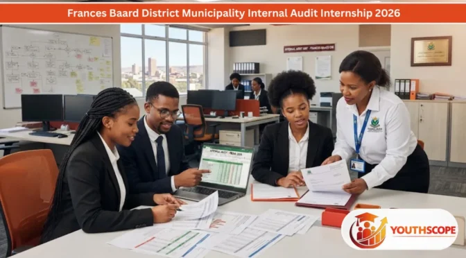 South African graduates participating in the Frances Baard District Municipality Internal Audit Internship Programme 2026.