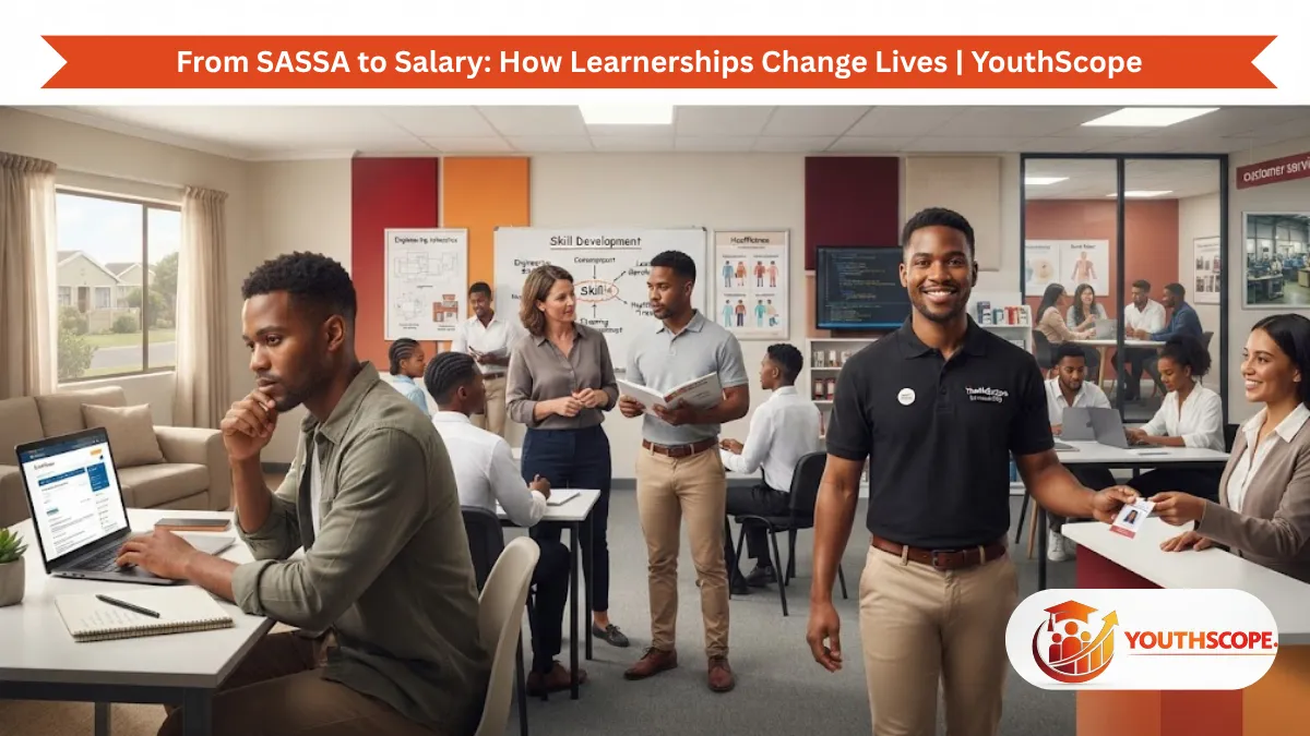 Young South Africans building successful careers through learnerships and workplace training.