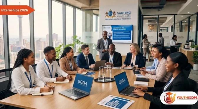 Young graduates participating in the GGDA Internship Programme 2026 in Johannesburg.