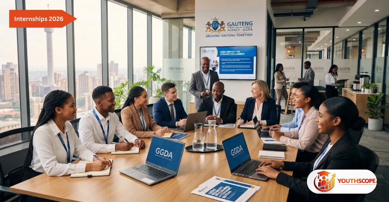 Young graduates participating in the GGDA Internship Programme 2026 in Johannesburg.