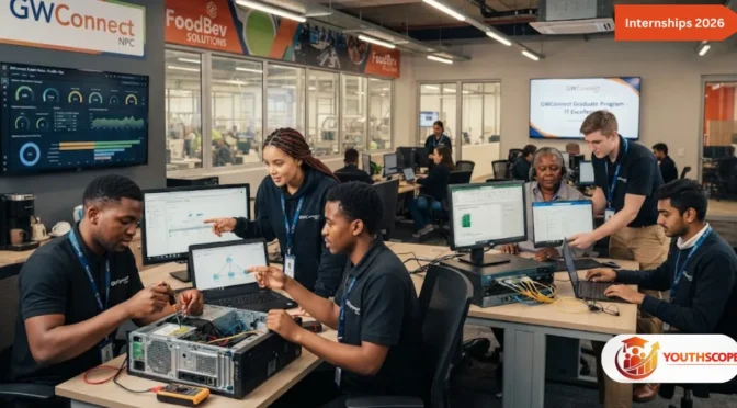 IT graduates participating in the GWConnect NPC Information Technology Internship Programme 2026.
