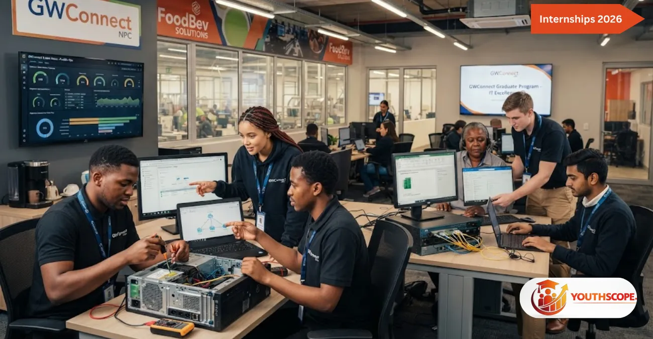 IT graduates participating in the GWConnect NPC Information Technology Internship Programme 2026.