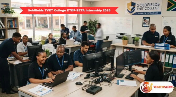 South African graduates participating in the Goldfields TVET College ETDP-SETA Internship Programme 2026.