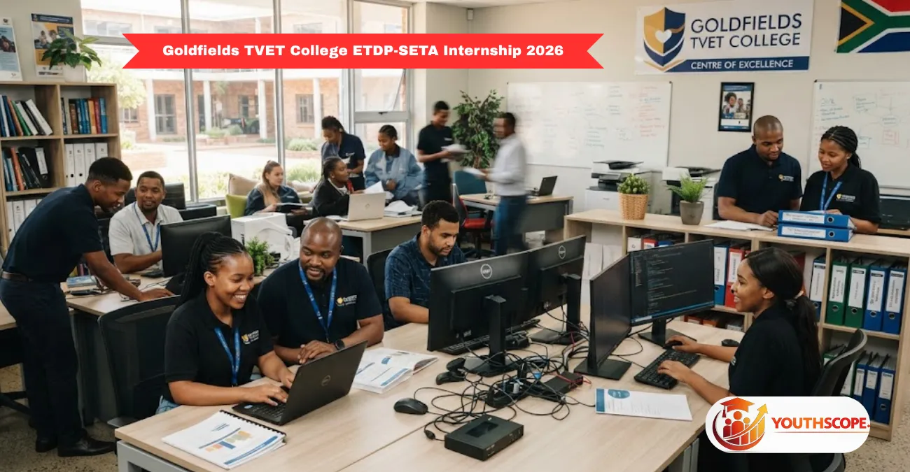 South African graduates participating in the Goldfields TVET College ETDP-SETA Internship Programme 2026.