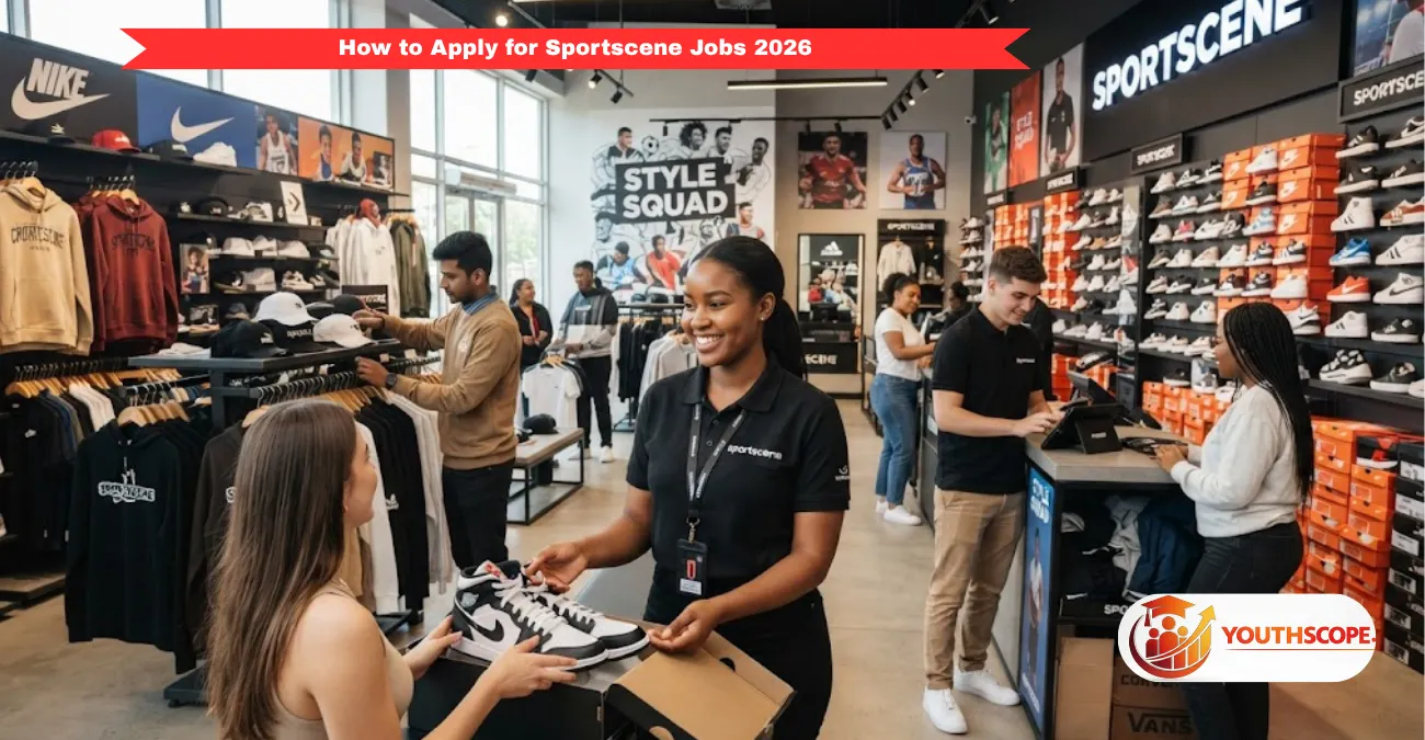 Young South African retail workers preparing to apply for Sportscene jobs and sales assistant opportunities.
