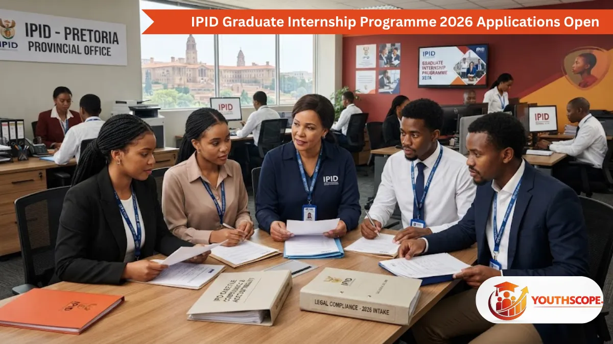 South African law and criminology graduates participating in the IPID Graduate Internship Programme 2026.