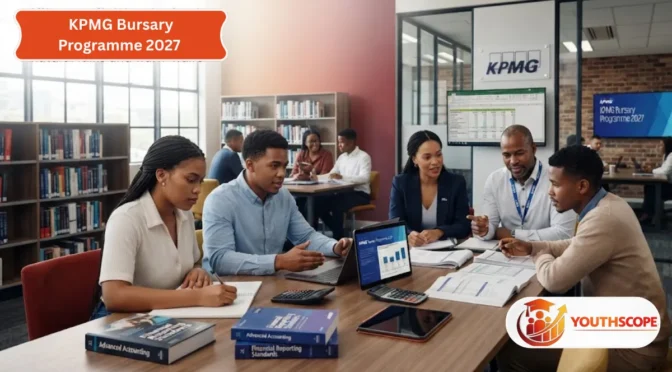 KPMG Bursary Programme 2027 for South African Chartered Accounting students.