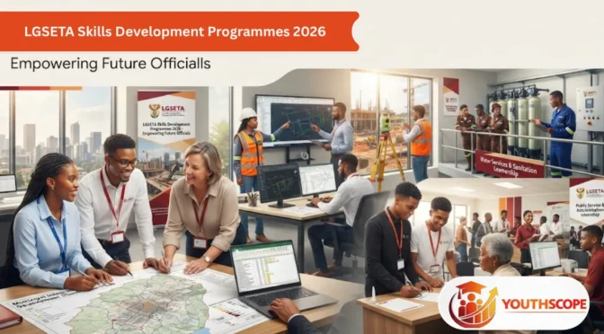 LGSETA Skills Development Programmes 2026 supporting South Africans through municipal learnerships, internships and workplace training.