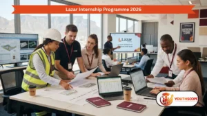 Young South African interns gaining workplace experience during the Lazar Internship Programme 2026 in Cape Town.