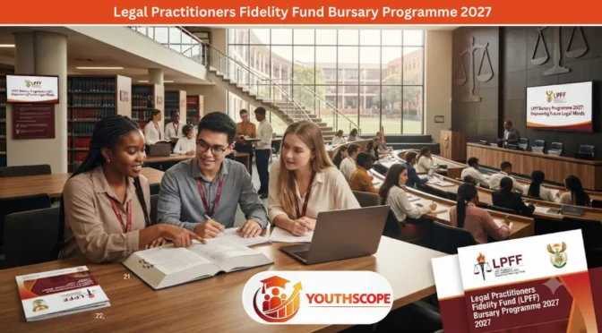 South African law students benefiting from the Legal Practitioners Fidelity Fund Bursary Programme 2027.