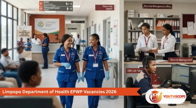 Apply for 2,040 Limpopo Health EPWP Jobs 2026 Paying R4,121.76 Per Month