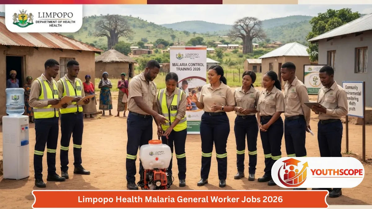 Limpopo Department of Health malaria general workers training for temporary public health jobs 2026