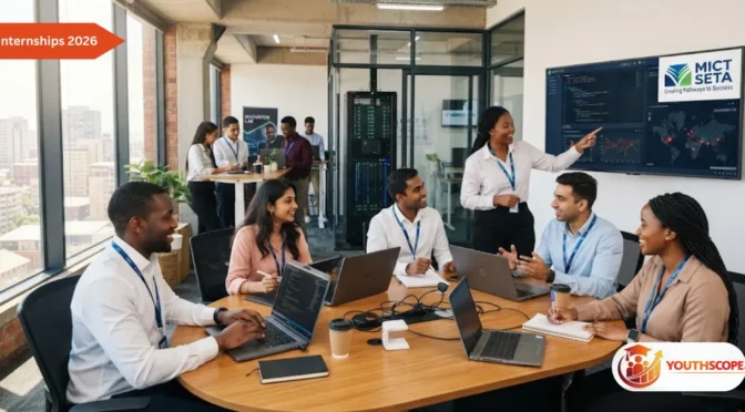 South African graduates participating in a MICT SETA ICT internship programme.