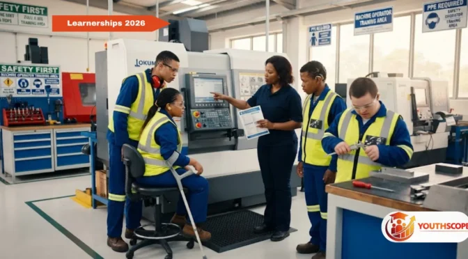 Machine Operator Learnership 2026 manufacturing training opportunity for persons living with disabilities
