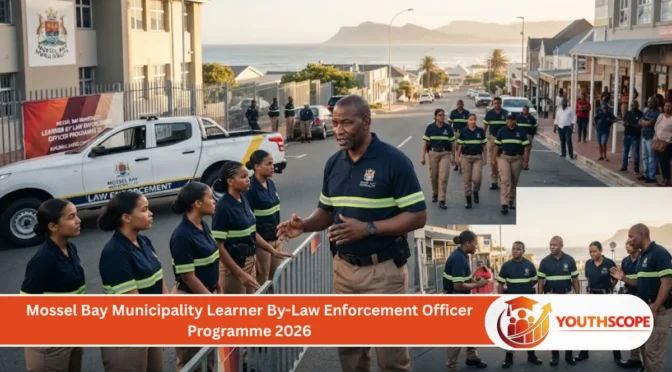 Mossel Bay Municipality Learner By-Law Enforcement Officer Programme 2026 for Grade 12 applicants.