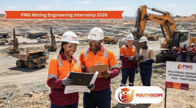 PMG Mining Engineering Internship Programme 2026 for South African engineering graduates