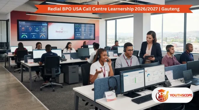 Redial BPO USA Call Centre Learnership 2026/2027 Now Open with Monthly Stipend